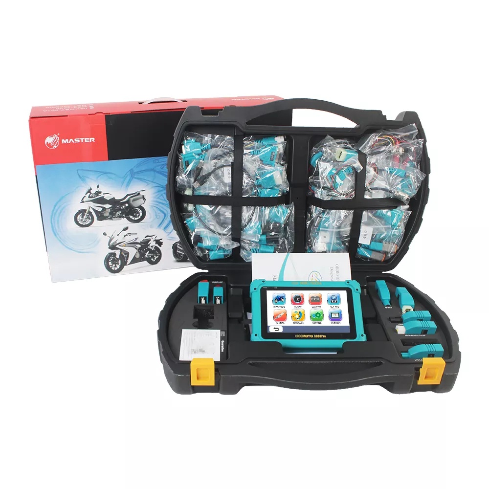 OBDEMOTO 3000Pro MST-3000PRO รถมอเตอร์ไซด์เครื่องสแกนเนอร์วินิจฉัย Remap ฟังก์ชั่น ECU การเขียนโปรแก