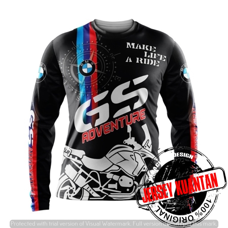 เสื้อกีฬาแขนยาว ลายทีม Bmw GS ADVENTURE V1