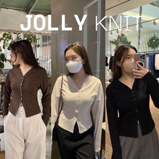 UIUI | jolly knit เสื้อนิตเข้ารูปตรงเอว