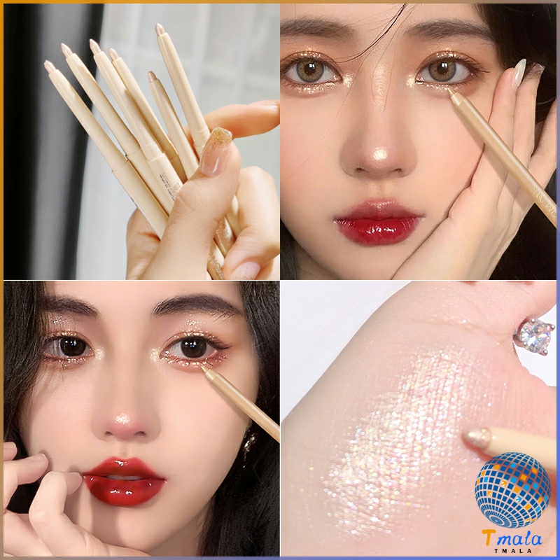 Tmala ดอลลี่อาย ชิมเมอร์ไข่มุก ติดทนนาน กันน้ำ เนตรมิตดวงตาสวยฉ่ำวาว กันน้ำ eyeliner