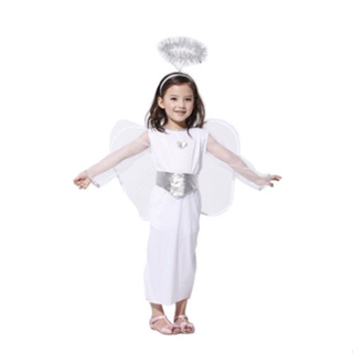 7C262 ชุดเด็กหญิง ชุดนางฟ้า นางฟ้าเทพนิยาย Children Pretty Snow Angel Costumes