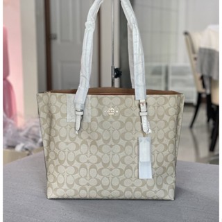 พร้อมส่ง แท้💯🇺🇸Coach Mollie Tote In Signature Canvas