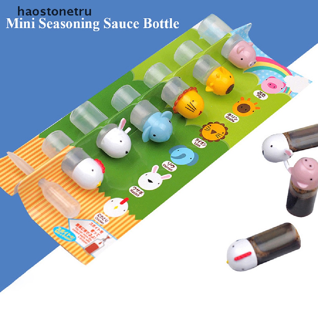 Ost ขวดซอสมะเขือเทศ ขนาดเล็ก แบบพกพา 6 ชิ้น