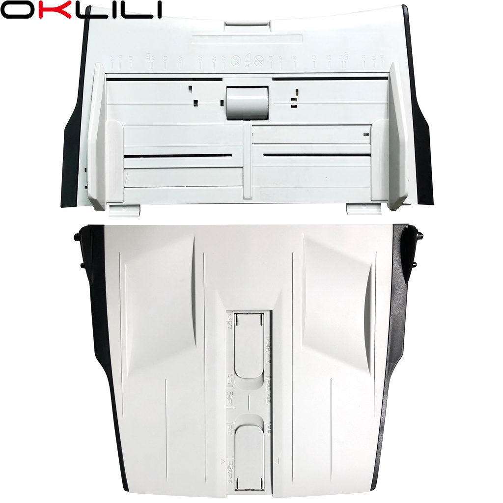 1 ชุด X PA03576-D808 PA03576-D809 ถาดอินพุต + ถาดเอาต์พุต Chute Stacker Unit สําหรับ Fujitsu fi-5650