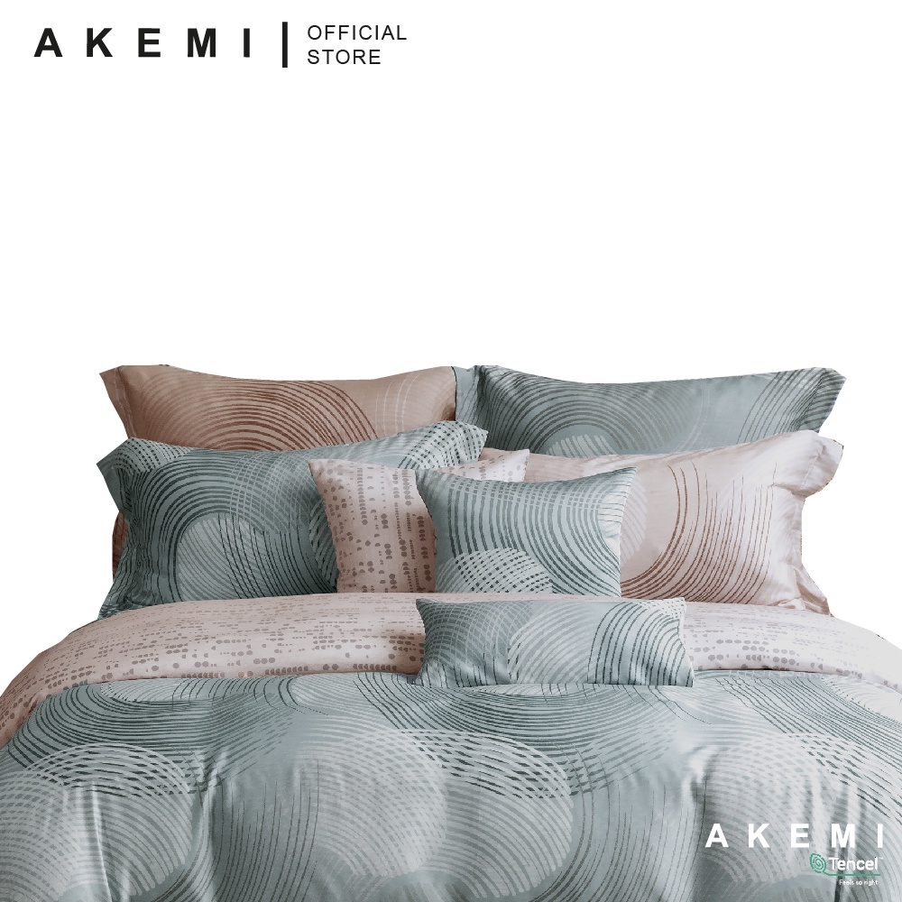 Akemi TENCELTM ชุดผ้าปูที่นอน 930TC - Houvence (ควีน/คิง)