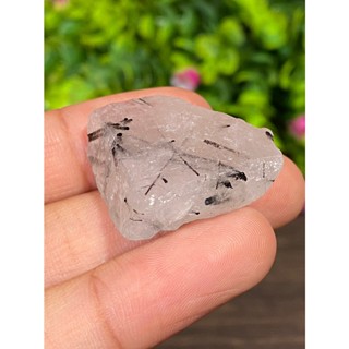 ก้อน ไหมดำ ควอทซ์ แก้วขนเหล็ก Black Rutilated Quartz Rough 57.22 กะรัต Cts. พลอยแท้ อัญมณีมงคลประจําวันเกิด เครื่องประดั