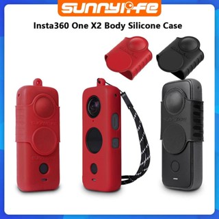 Insta360 One X2 เคสซิลิโคน ป้องกันตัวเครื่อง สําหรับ Insta 360 One X 2 เลนส์หน้าจอ เคสป้องกันตัวถัง ซิลิโคน อุปกรณ์เสริม 3 ออเดอร์