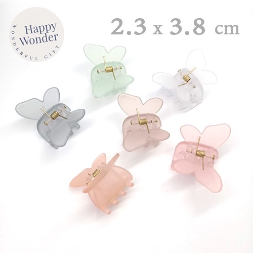 กิ๊บหนีบผม กิ๊บติดผม ผีเสื้อตัวเล็ก 2.3 x- 3.8cm สีหวาน สไตล์เกาหลี
