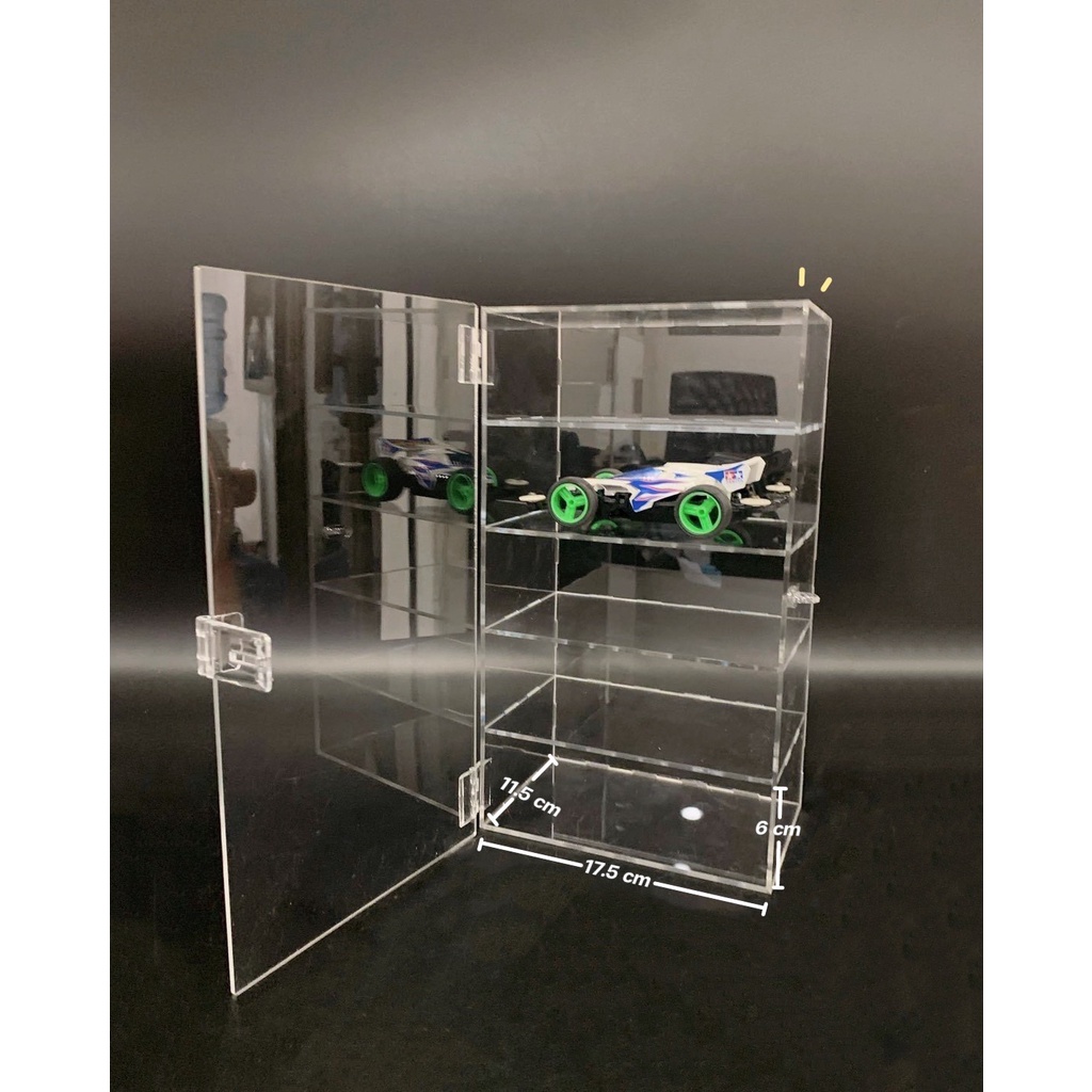 (ส่งจากไทย) กล่องโมเดล กล่องใส่ Mini 4 wd จำนวน 4ชั้น 5ชั้น 6ชั้น 7ชั้น  กล่องอะคริลิค ชั้นวางโมเดล - รูปที่ 2