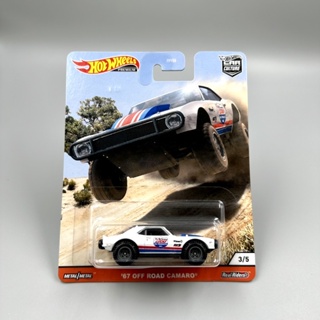 Hotwheels Premium | 67’ Offroad Camaro ล้อยาง สเกล 1:64