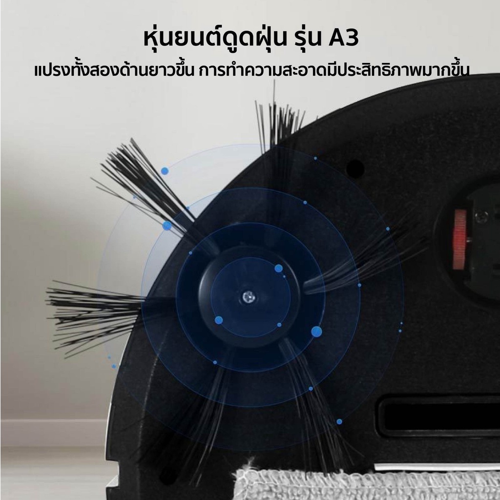 Jallen หุ่นยนต์ดูดฝุ่นอัตโนมัติ Smart Robot เครื่องทำความสะอาดอัจฉริยะ ประหยัดเวลา ใช้งานง่าย รูปที่ 5