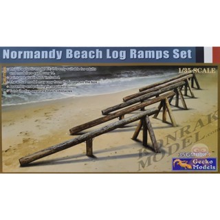 GECKO 35GM0083  NORMANDY BEACH LOG RAMPS SET [1/35]