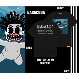 ใหม่ BARACUDA เสื้อยืดสกรีน BARACUDA WORLD 🌎 #ค่าจัดส่งถูก
