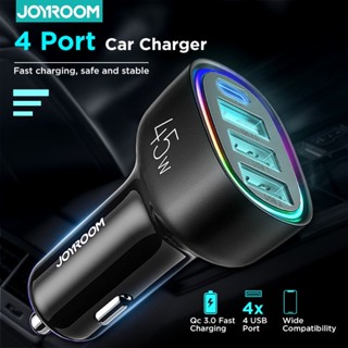 Joyroom JR-CL09 Car Charger 45W ที่ชาร์จในรถยนต์ 4 ช่อง PD+3USB