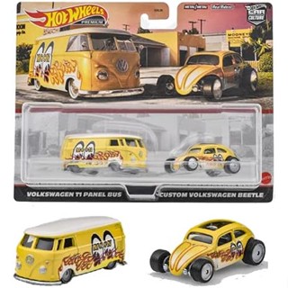 ล้อรถบัส Volkswagen HBM01 T1 1:64 พรีเมี่ยม สีเหลือง