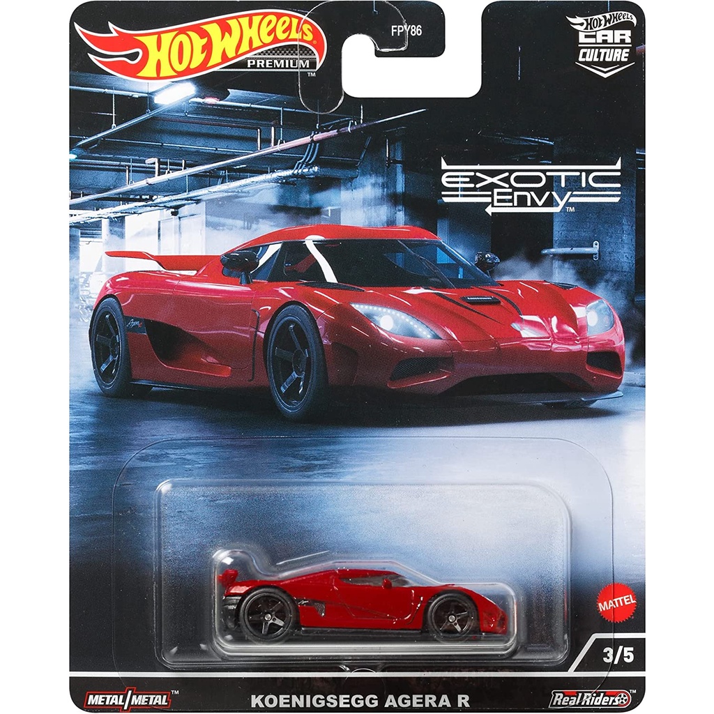 Hot Wheels Premium Car Culture Exotic Envy Koenigsegg Agera R HCJ90