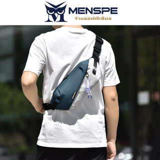 MENSPE กระเป๋าคาดหน้าอก คาดเอว สะพายข้าง สไตล์สปอร์ต ผ้าไนล่อนกันน้ำ ขนาดกระทัดรัด