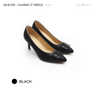 LA BELLA รุ่น LB ELITE CLASSIC 3 HEELS  - BLACK