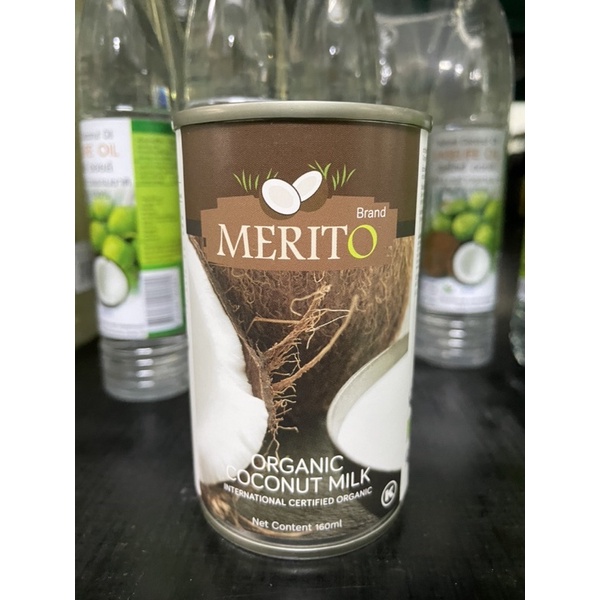 MeritO Organic Coconut Milk 160ml.