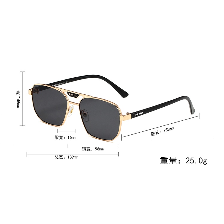 แว่นตากันแดด UV400 กรอบโลหะ ทรงสี่เหลี่ยม ป้องกันแสงสะท้อน สไตล์คลาสสิก เหมาะกับใส่กลางแจ้ง แฟชั่นสําหรับผู้ชาย และผู้หญิง 2023