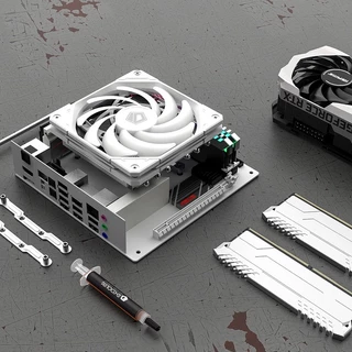 พัดลมเคส ID-Cooling NO-12015-XT ARGB 3pin Fan 4pin PWM 120mm 2,000RPM Super Slim แบบบาง