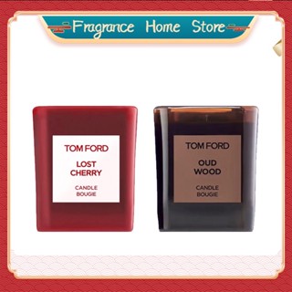 TF Oud Wood / Lost Cherry TOM FORD Scented Candle เทียนหอม 200g  อาบด้วยกลิ่นหอมของดอกไม้ Candleholders สินค้าเคาน์เตอร์