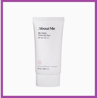 [ABOUT Me] คลีนซิ่งทําความสะอาดผิวหน้า กันแดด SPF50+ PA++++ 50 มล.