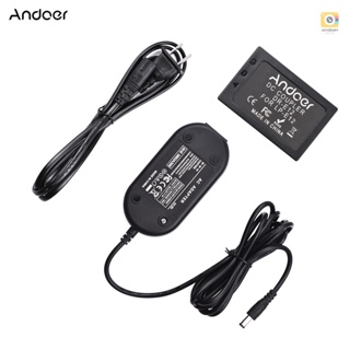 Andoer DR-E12 Dummy Battery AC Power Adapter Camera Power Supply with Power Plug Replacement for  EOS M100 M M2 M10 M50