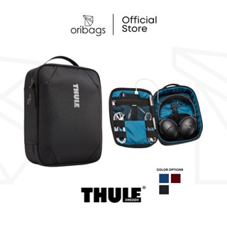 Thule Subterra Powershuttle Plus ที่จัดเก็บสายเคเบิล และที่ชาร์จ - สีดํา / สีเหลือง / แร่ธาตุ