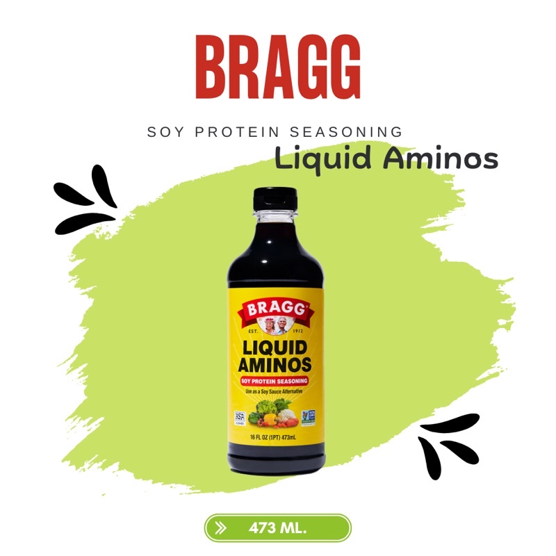 Bragg Liquid Aminos 473 ml. ซีอิ๊วคีโต