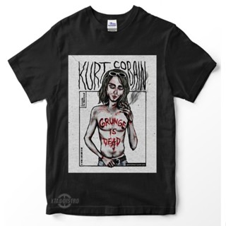 Kurt cobain GRUNGE เสื้อยืดพรีเมี่ยม nirvana kurt cobain