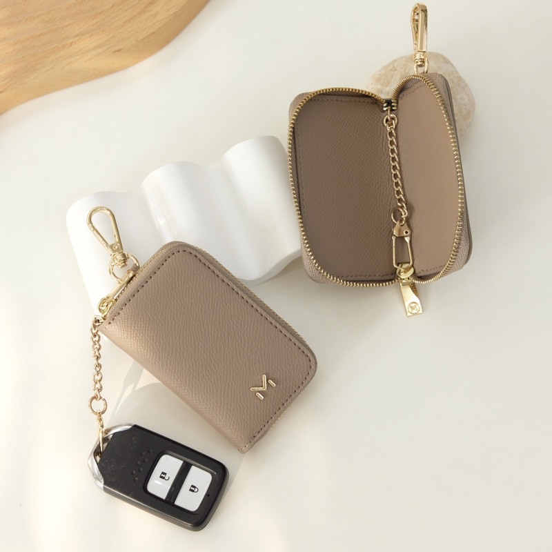 MADAM PEONY กระเป๋าใส่กุญแจหนังวัวแท้ ใส่กุญแจรถ รุ่น KEY CASE