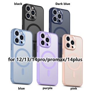 [พร้อมส่ง]เลนส์อะคริลิค เคสไอโฟน 12 13 14  Pro/ProMax/Plus  มาพร้อมสายชาร์จแม่เหล็ก✨สีไม่เปลี่ยน