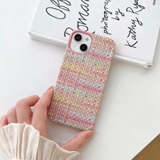 เเคส iphone 14 คสไอโฟน case iphone เคส iphone เคสโทรศัพท์มือถือ ลายสาน สําหรับ iphone 14 pro max 11 12 13 pro max 12 mini 13 mini xs xr xs max 7 plus 8 plus 6s 8