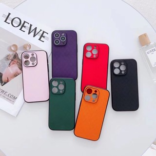 ใหม่ เคสโทรศัพท์มือถือ ลายเพชร 4 ขอบ สําหรับ iPhone 14pro iPhone 13 iPhone 12 promax iPhone 11 iPhone 7p