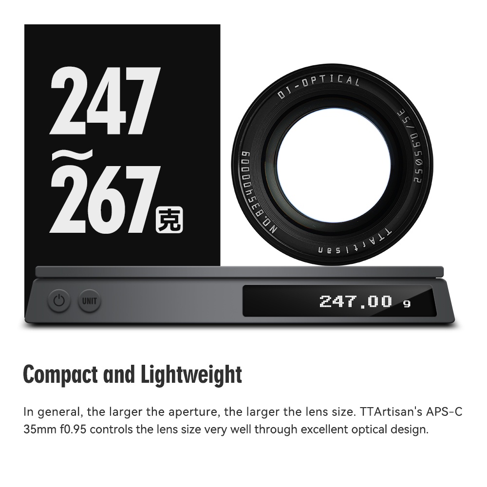 Ttartisan 35mm F0.95 APS-C เลนส์แมนนวล รูรับแสงขนาดใหญ่ สําหรับ Sony E Fujifilm XF Canon M Canon RF L-mount Nikon Z