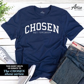 The Chosen T-Shirt เสื้อสาวอวบ เสื้อยืดวินเทจ เสื้อสีขาว