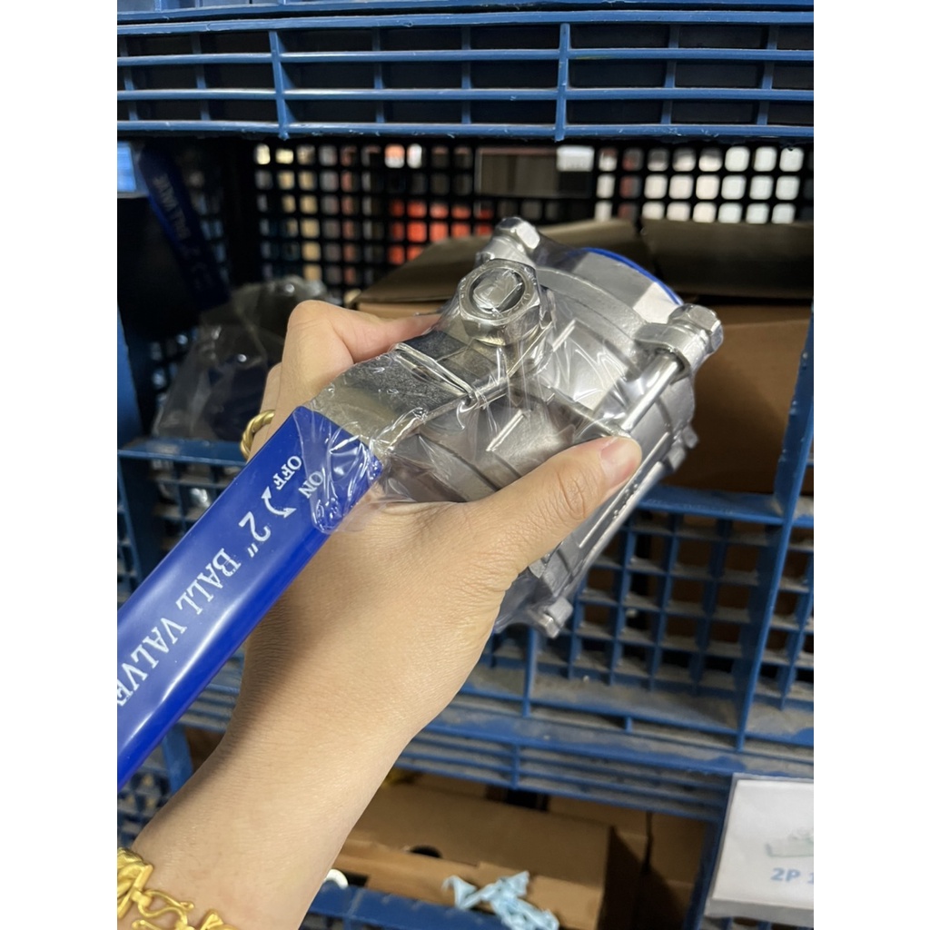 บอลวาล์ว สแตนเลส316 ball valve stainless #316 (3PC ) ขนาด 2 นิ้ว - 2-1/2 นิ้ว