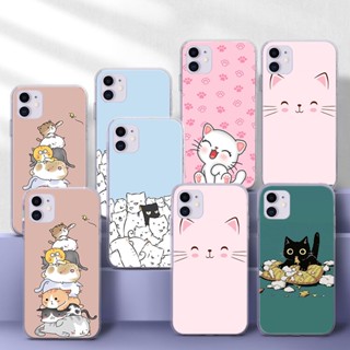 เคสโทรศัพท์มือถือแบบนิ่ม TPU ใส ลายการ์ตูนแมว ERT54 สําหรับ OPPO F11 A9 F5 A73 F7 F9 Pro R9S Reno 2 2F 2Z 3 4