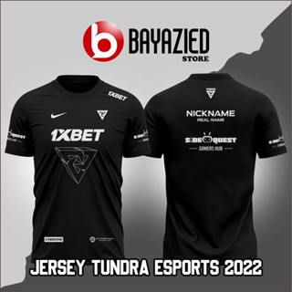 เสื้อกีฬาแขนสั้น ลายทีม TUNDRA ESPORTS WINNER TI 11th DOTA2 2022