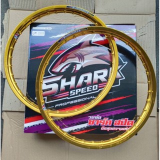 วงล้อมิเนียม SHARK SPEED พรีเมี่ยม สีทอง DID 1.20×17 (1คู่)