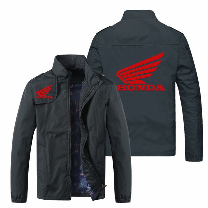 2021 Autumn Winter Motorcycle Racer Jacket Honda Car Logo Men Women Bomber Jacket Waterproof Outdoor Off-Road Cycling Ap #4