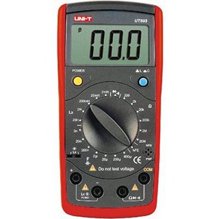 Uni-t UT603 ตัวต้านทานตัวเหนี่ยวนําทดสอบตัวเก็บประจุ 200Ω-20MΩ LCR