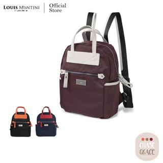 Louis Montini Womens Nylon Bag กระเป๋าเป้ เดินทาง กระเป๋าสะพาย ผู้หญิง กระเป๋าผู้หญิง BBP06