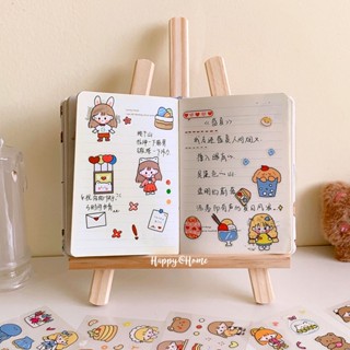 พร้อมส่ง สติ๊กเกอร์ลายน่ารัก สติ๊กเกอร์ใส ไดคัท sticker set สติ๊กเกอร์ตกแต่ง