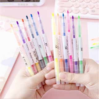 [มาใหม่] ชุดปากกามาร์กเกอร์เรืองแสง 6 สี 1 ชิ้น