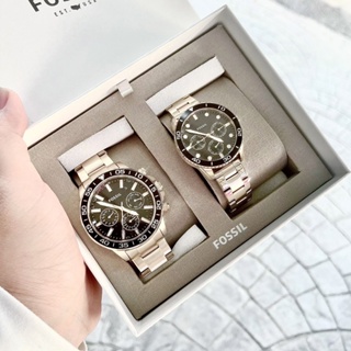 Fossil ของแท้ นาฬิกาคู่ เรือนเล็ก เรือนใหญ่ พร้อมกล่อง พร้อมส่ง