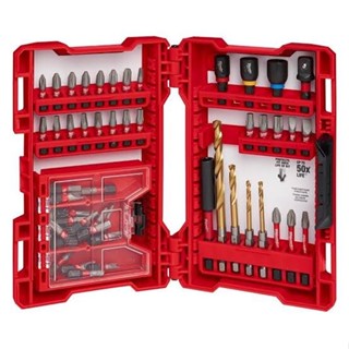 MILWAUKEE NO.48-32-4025 SHOCKWAVE 52PC ELECTRICIANS IMPACT DRIVER BIT SET ชุดดอกเจาะและดอกไขควง 52 ชิ้นFactory Gear