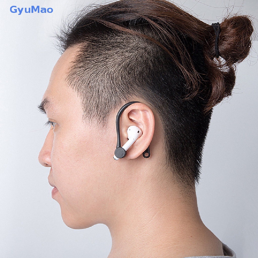 [cxGYMO] ตะขอเกี่ยวหูฟังบลูทูธ แบบนิ่ม กันลื่น ใส่สบาย สําหรับ Airpods Pro 3 HDY 1 คู่