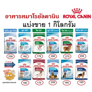 โรยัลคานินหมาแบ่งขาย Royal Canin แบ่งขาย minipuppyindoor/motherandbabydog/minipuppy/miniadult/mediumpuppy/mediumadult/ma